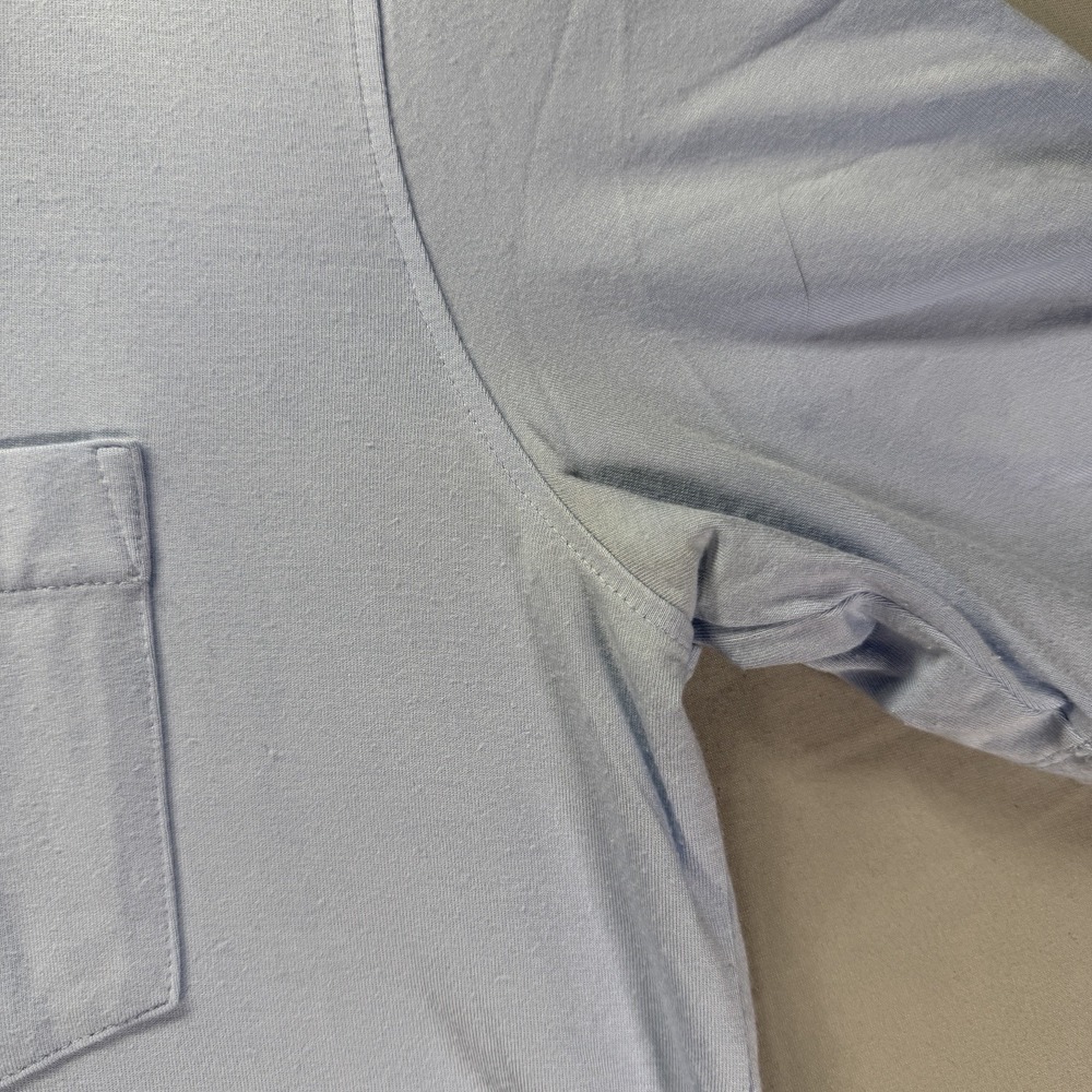 Greyson Polo Shirt Mens Medium Blue Stripe Performance Golf Top Solid Stretch - Picture 6 of 9